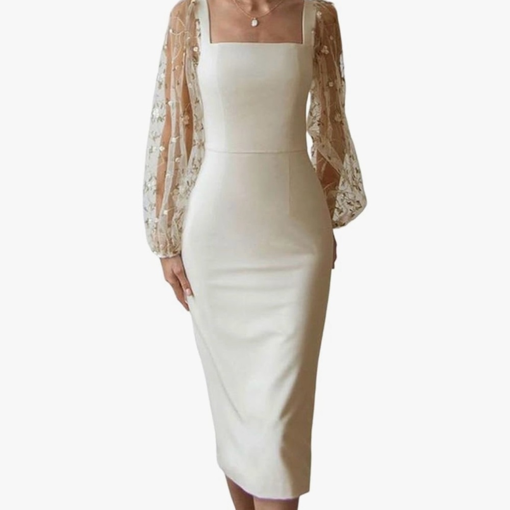 Silk floral dress